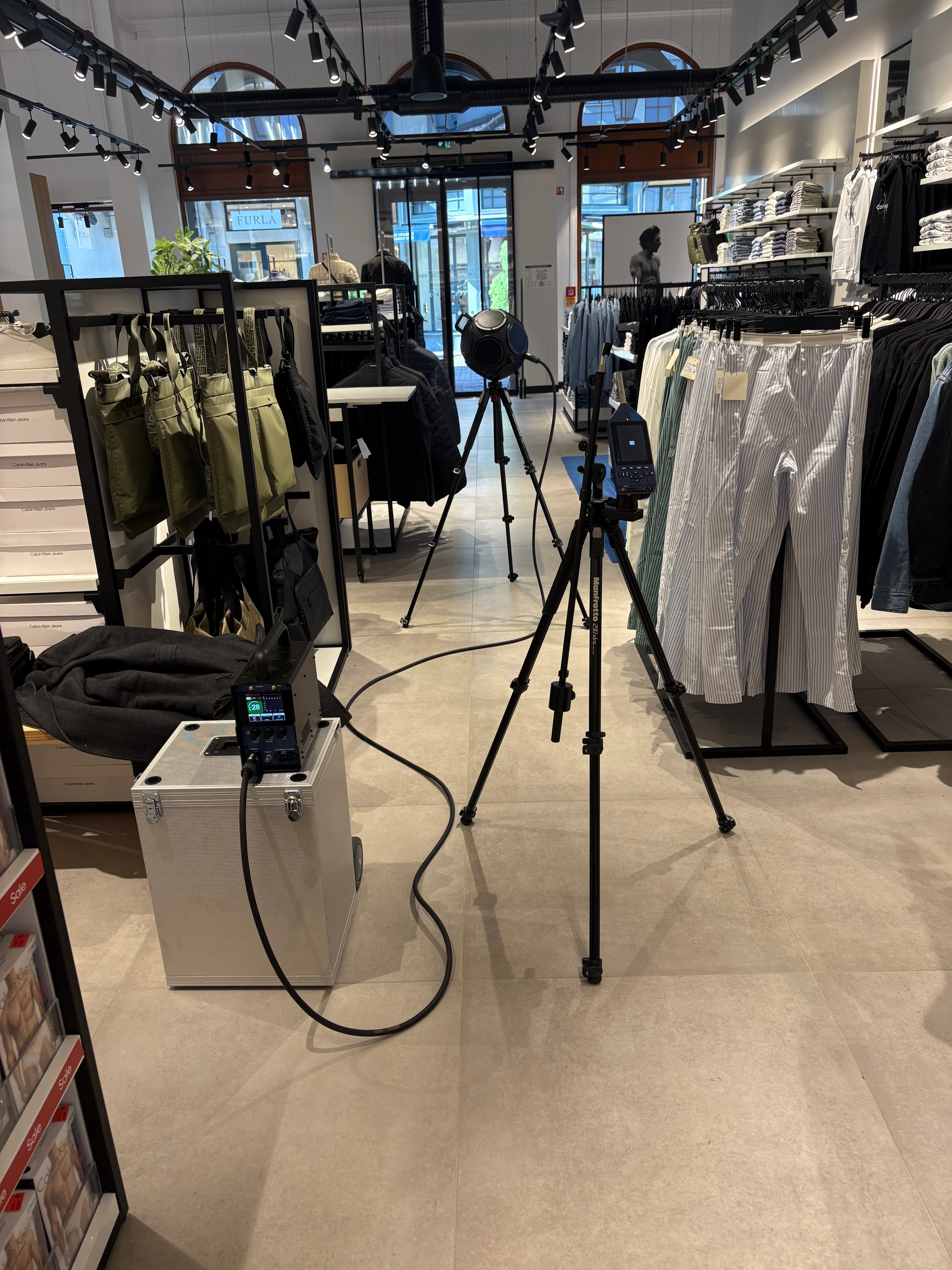 Innenansicht einer Designer-Boutique