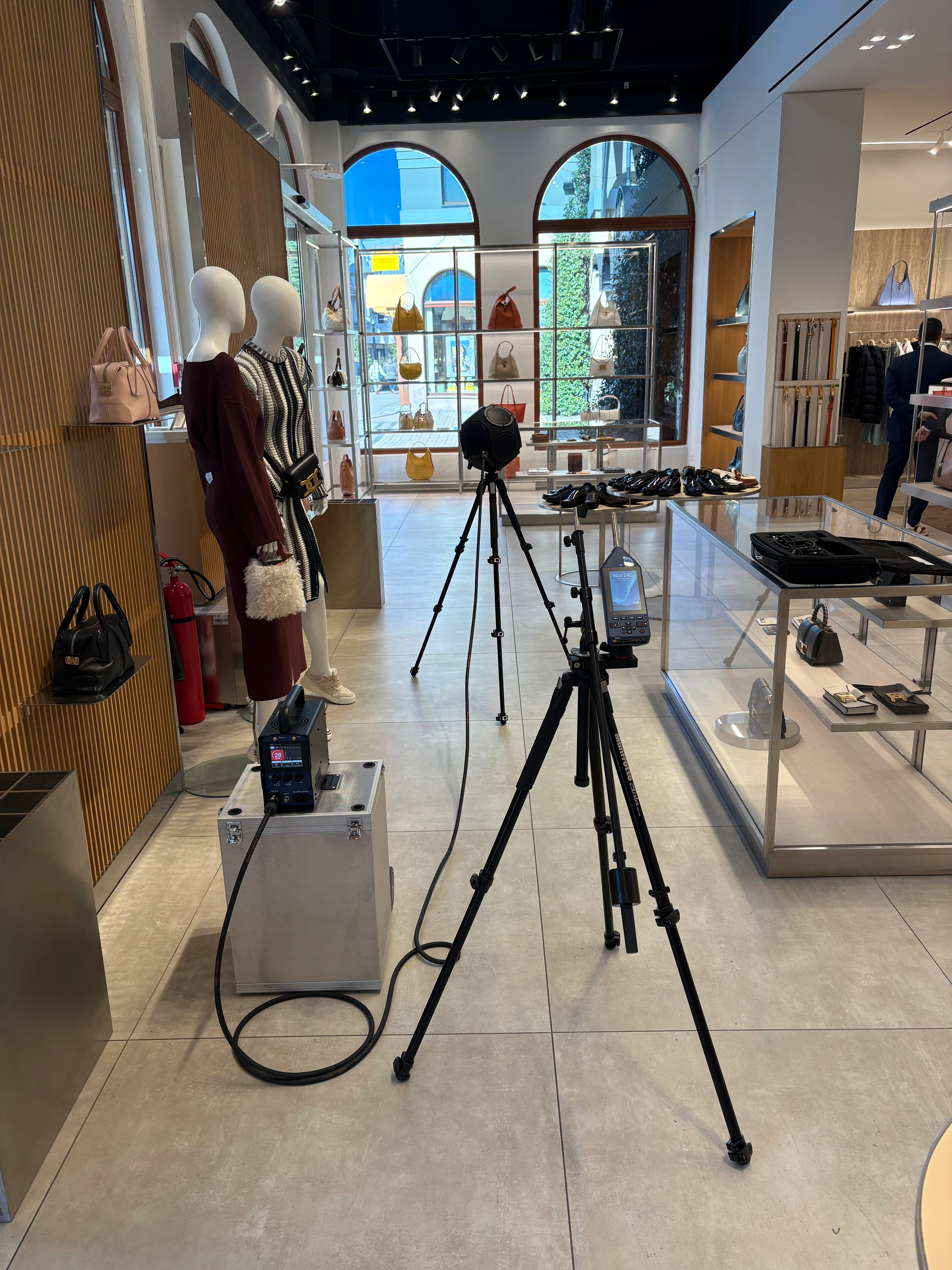 Backoffice-Bereich einer Outlet-Boutique