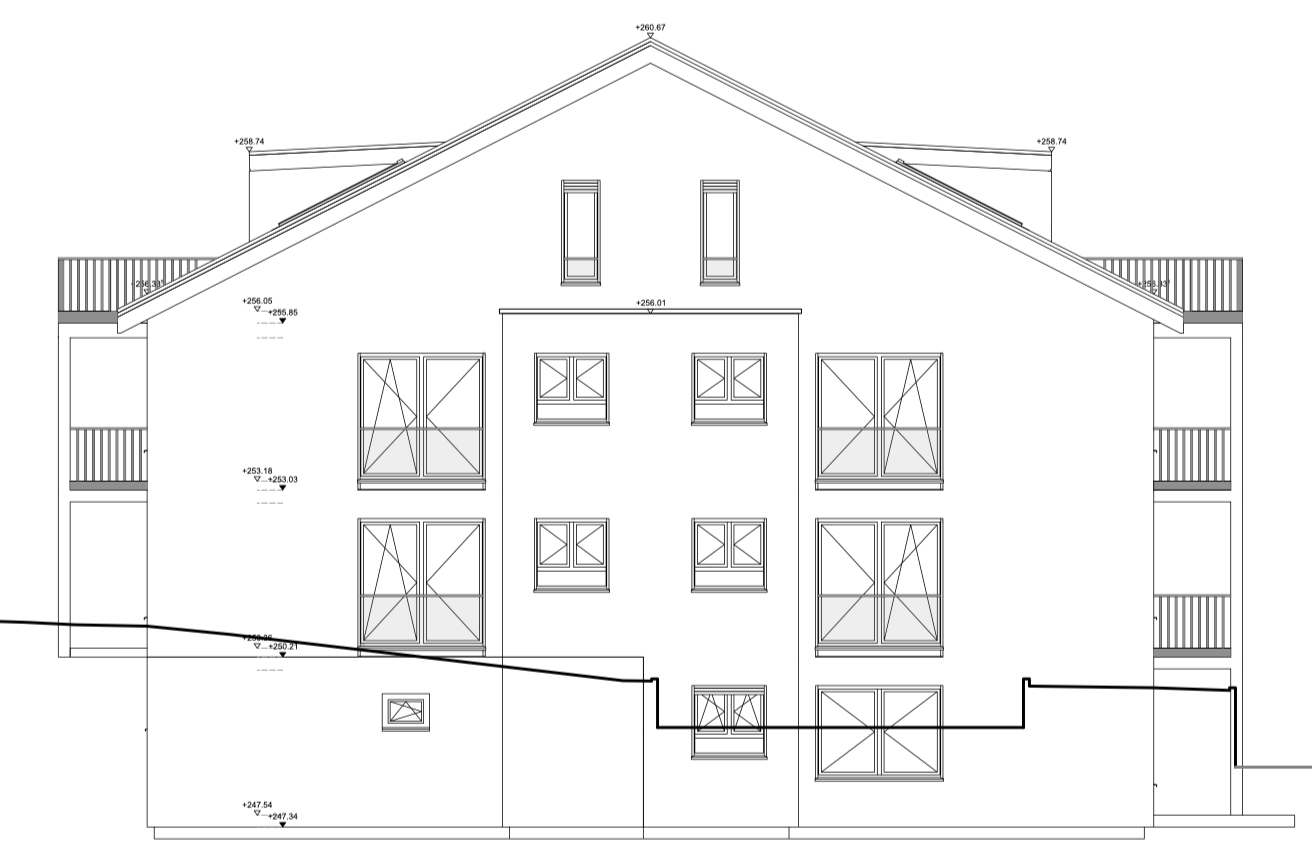 Neubau Siebenfamilien-Wohnhaus