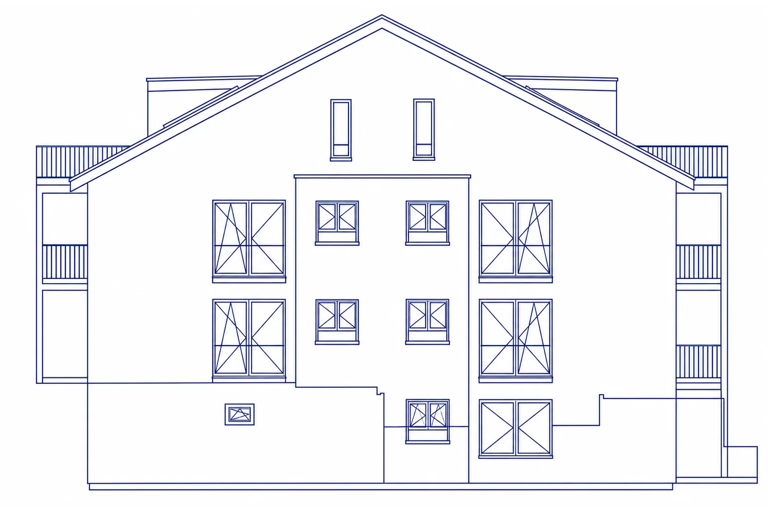 Neubau Siebenfamilien-Wohnhaus