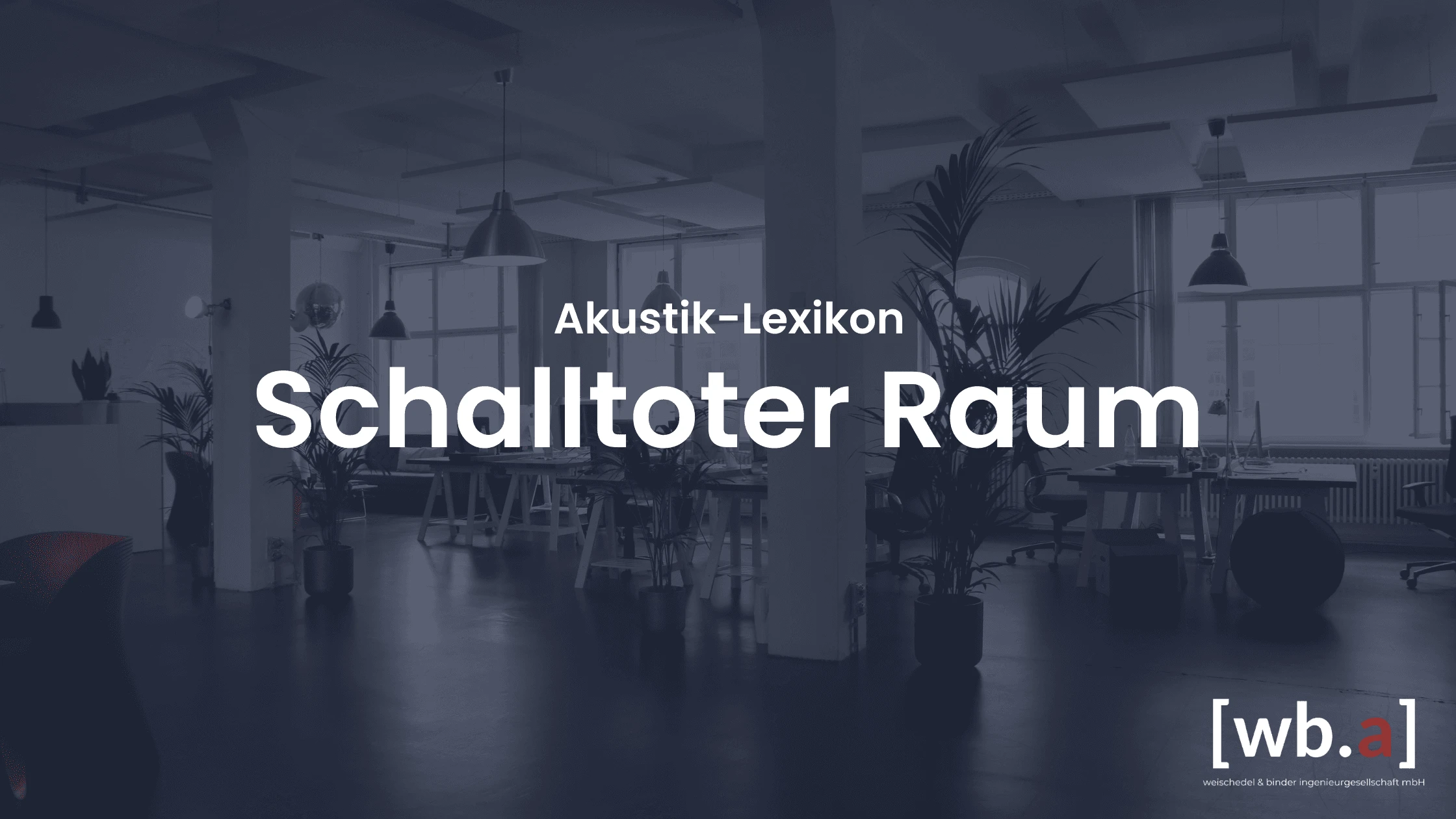 Schalltoter Raum